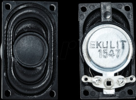 130012 Plastic speaker, soldered connection