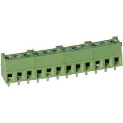 TruConnect 211828 3.81mm 12 Way Low Profile Rising Clamp Terminal Block