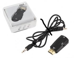 KONWERTER HDMI-VGA GOLD PLATED