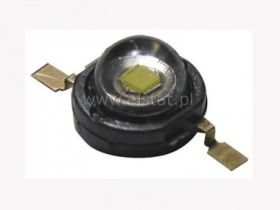 LED wysokiej mocy 3W biała z. Emiter 130lm 110st