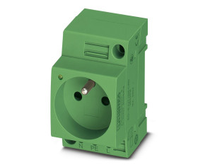 Gniazdo sieciowe Gniazdo Montaż na szynie DIN 16A