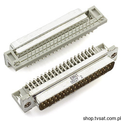 D-SUB-DB37 D-SUB Connector DB37 to PCB Angle THT ERNI