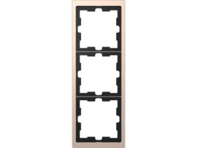 MERTEN D-Life Ramka 3 potrójna szampan metalik MTN4030-6551 SCHNEIDER ELECTRIC