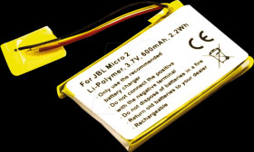31062 Battery for JBL Micro 2, Li-Po, 600 mAh