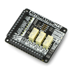 Automation Hat 3x przekaźnik + LED - rozszerzenie dla Raspberry Pi