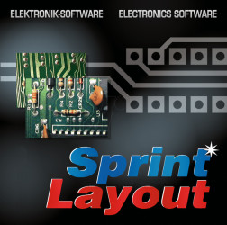 SPRINTLAYOUT Electronics software, layout software, version 6.0