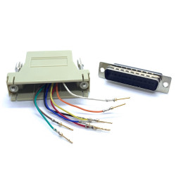 ADAPTER obudowa D-SUB 25M-RJ45 gniazdo