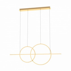 Lampa wisząca CHOLET kolor francuskie złoto metal/aluminium, tworzywo sztuczne, LED 4000 Lm 3000K IP20 MD7358-2A-3GT Zuma Line