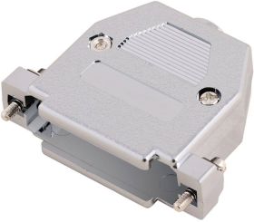 Obudowa do złącza D-SUB 15 pin Encitech 2360-0105-02, tworzywo sztuczne UL, srebrny