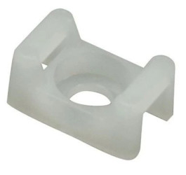 Uchwyt do mocowania opasek STM 5 biały 222711 /25szt /