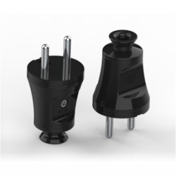 Wtyczka prosta zu WT-30 czarna PLASTROL 305193