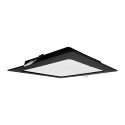 Oprawa downlight P/T kwadrat 18W 1980lm 4000K IP20 czarny DL-1 EC20469