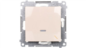 Simon 54 Łącznik Schodowy Z Podświetleniem Kremowy Dw6al.01/41