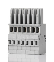 Wtyk żeński Wtyk żeński, 7-biegunowy WAGO wymiary styku 4mm² System X-COM serii 769