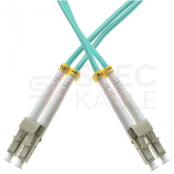 Patchcord światłowodowy FO MM LC-LC duplex 50/125 OM3 1m WAVE OPTICS