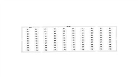 Oznaczniki Wmb 10X 61-70 794-602 /5Szt./