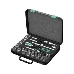 Wera 05003594001 8100SB2 43-Piece Zyklop Metric Ratchet Set, 3/8in Drive