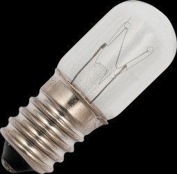 144539100 E14 T16x45, 24 V, 125 mA, 3 W, C3A, 2K hrs, clear