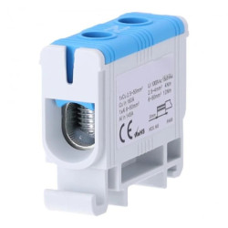 Złączka szynowa zgx 1x50 mm2 niebieska GEP-00046