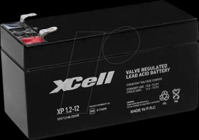 XP1.2/12 Lead-fleece battery, 12 V, 1.2 Ah