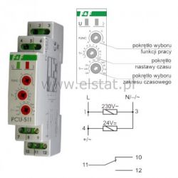 PCU511 DUO przekaźnik czasowy ( 24/230V 1P)