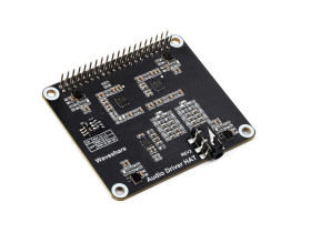 Waveshare Audio Driver Board for RDK X3 Development Board, Supports Audio Playback And Recording, Stereo Encoding / Decoding, On