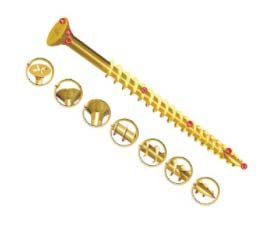 Wkręt do drewna Stalowe 5mm typ Countersunk UNIFIX VORTEX