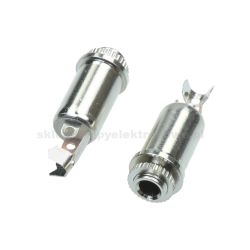 Gniazdo Jack 3.5mm proste do chassis JC-114 3 tory