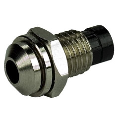 RTM-5010-NI oprawka diody LED 5mm, chromowana, wypukła