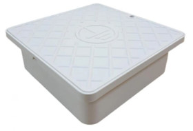 Skrzynka uziomowa płytka 170x170x55mm(szara)