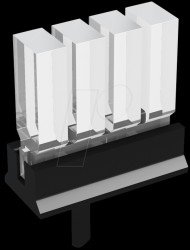 12.964.104 Light guide 4-way 5 mm, 3 x 2 mm, vertical