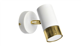 Kinkiet Dani White/Gold 1Xgu10 Mlp6233 Milagro