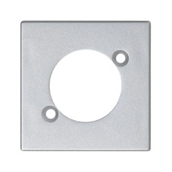 Simon Connect Płytka K45 do gniazd XLR (NEUTRIK) aluminium K122/8