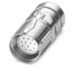 Złącze wielostykowe przemysłowe 17-pinowe M23 Swobodne zawieszanie Gniazdo Phoenix Contact