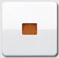 Jung 1 x Zaślepka Przełącznik z kontrolką, Przycisk z kontrolką śnieżnobiały CD590KOWW 1 szt.