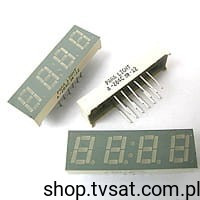 A-284CSR LED RED 7-SEGMENT THT PARALIGHT