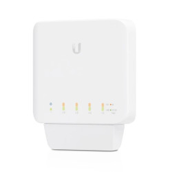 Switch UniFi, 5x RJ45 1000Mb/s, 1x PoE In, 4x PoE Out, 46W, 3-pack Ubiquiti USW-FLEX-3