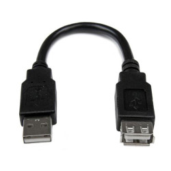 StarTech.com USBEXTAA6IN 6in USB 2.0 Extension Adapter Cable A To A - M/F