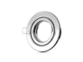 VT-7227 Oczko halogenowe Spot trzonek: GU10 okrągła chrom 3471 V-TAC