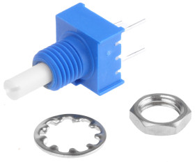 Potencjometr 500kΩ typ Obrotowy Bourns średnica wału 3,18 mm 0.25W długość wału 12.7mm Montaż na łożysku