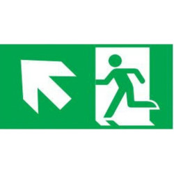 Piktogram wyjście w lewo w górę E5 Intelight do OXIMIA, ramki dwustronnej ORION, SUPREMA