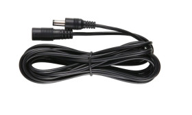 Przedłużacz dwużyłowy DC 2x0,5mm2 wtyk/gniazdo 2,1x5,5 mm