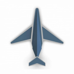 Kinkiet dziecięcy samolocik SKY kolor niebieski, LED 22W 2700K - MX3140-1-3XCT Zuma Line