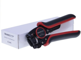 Zaciskarka automatyczna do tulejek na czworokąt praska profesjonalna do kabli 0,08-16mm2 E4K