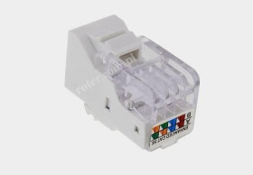 Gniazdo keystone RJ45 samozatrzaskowe z osłoną