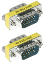Adapter komputerowy MGC 15M - 15M (wtyk-wtyk)