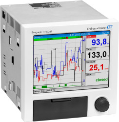 Rejestrator wykresów, kanały: 4, RSG35-B1A, Graphical, Prąd, Wejście częstotliwościowe, Wejście impulsowe, RTD,