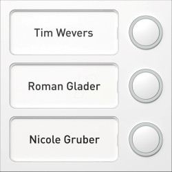 1875370 Module for PORTIER door intercom, push-button module, 3 family h