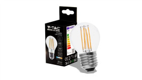 Żarówka Led Filament 4W E14 G45 3000K 400Lm 300St. 214306