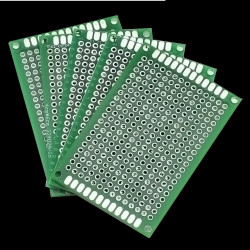 Opencircuit Double Sided Prototyping PCB 4x6cm - 5 pieces